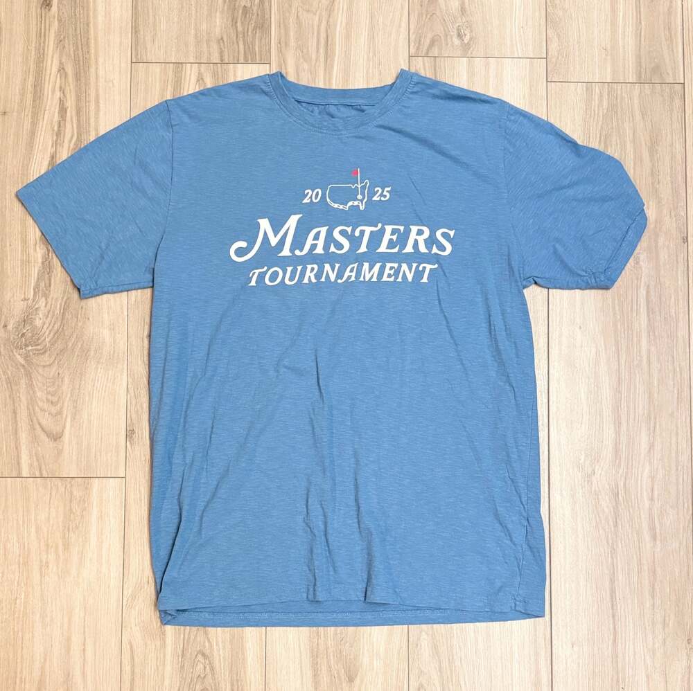 2025 Masters Tournament T-shirt - blue size XL